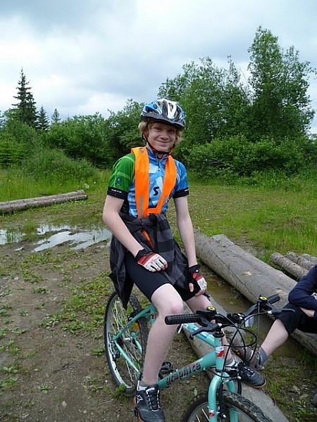 Na obozie - Wjazd na górkę małe ciche:) Rower z wyporzyczalni