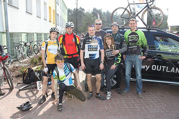 Część zawodnikow Klubu startujących w maratonie MTB