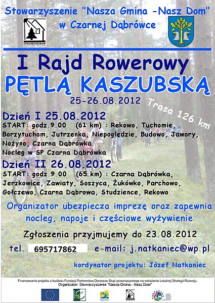 Zapraszam na 2-dniowy rajd rowerowy!