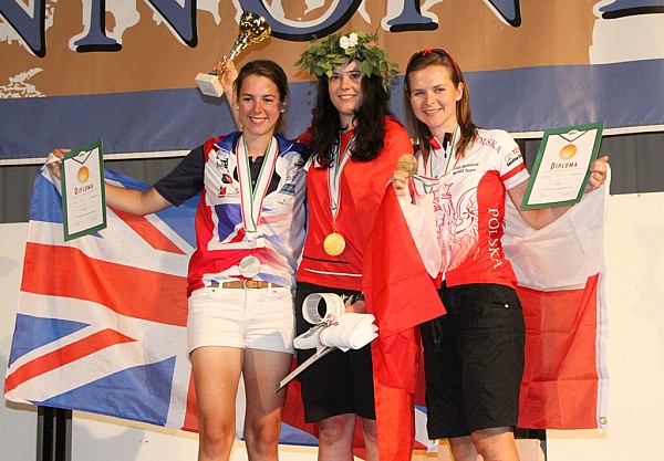 Podium: Christine Schaffner, Emily Benham i Anna Kamińska