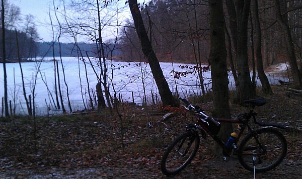 Nadeszły mrozy, ale rower nie odpoczywa...