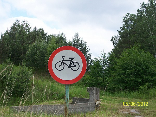 I w lesie taki znak można znaleźć , osobiście uważam ,że jest to znak zbyteczny w naszym kodeksie drogowym.
