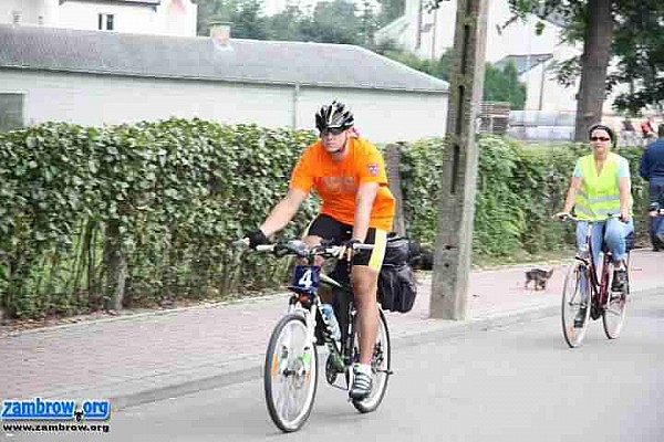 Pielgrzymka rowerowa, Zambrów-Hodyszewo-Zambrów (18.08.2012). Prowadziłem grupę nr 4.