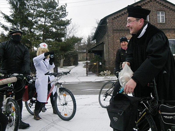 "Karnawał na dwóch kółkach" zorganizowany przez Będziński Klub Rowerowy GHOSTBIKERS - 03.02.2013