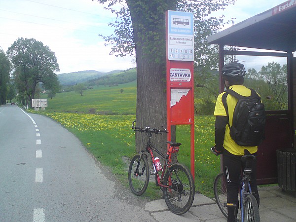 I ROWEROMANIA BESKIDU NISKIEGO .04.05.2013r..slowacja okolice BRDEJOVA