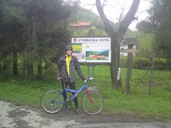 I ROWEROMANIA BESKIDU NISKIEGO .04.05.2013r..slowacja - STEBNICKA HUTA