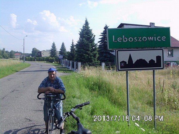 ja na trasie rowerowej do gliwic