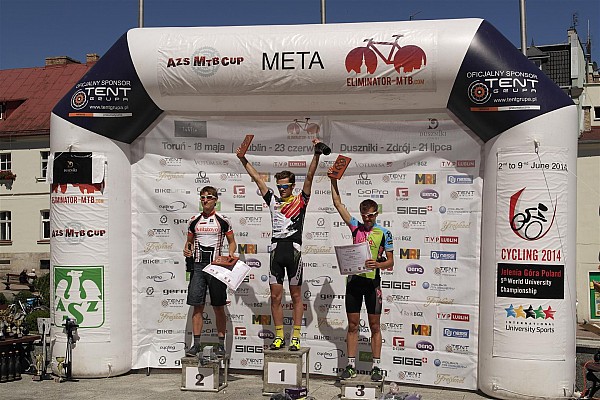 Grzegorz Bem 2. miejsce Eliminator MTB Duszniki-Zdrój