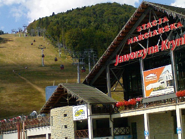 mtb szlakami beskidu niskiego i sadeckiego 15.08.2013r./dolna stacja kolejki na jaworzyne