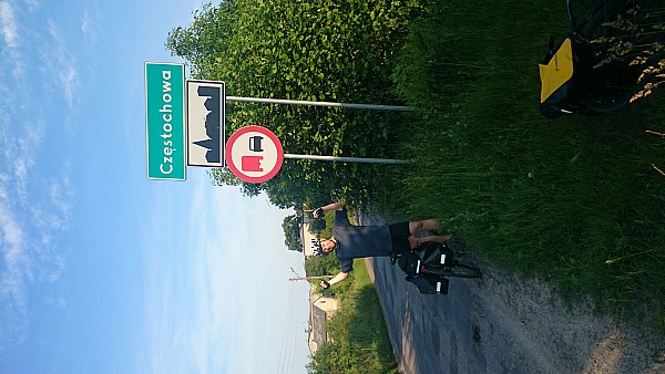 Częstochowa zdobyta 07.06.2014 r. 307 km łącznie 16 h jazdy trasa Żnin - Jasna Góra Częstochowa :)