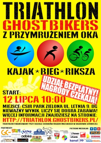 3 Triathlon Ghostbikers (z przymrużeniem oka)