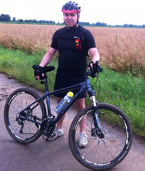 przerwa w walce na drodze polnej - po deszczu  :-)