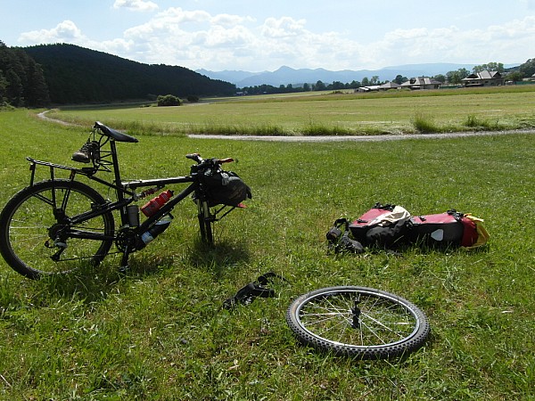 Naprawa z panoramą na Wielką Fatrę.