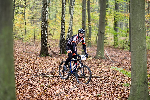 Krystian Jakubek na trasie Bike Orient Łódź (fot. Paweł Banaszkiewicz)