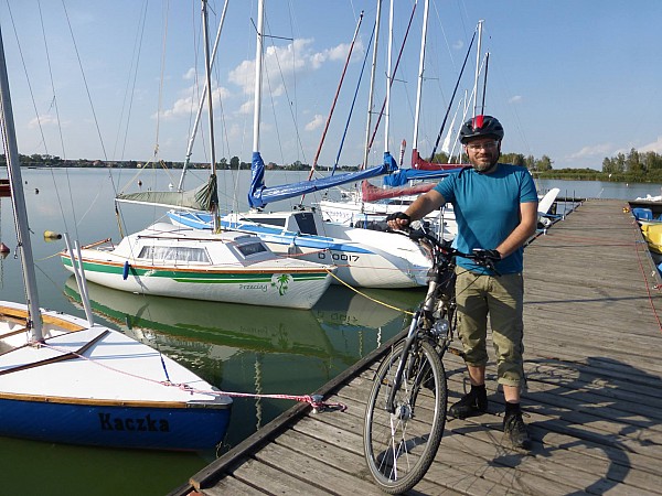 ja, rower, łódki, woda :)
