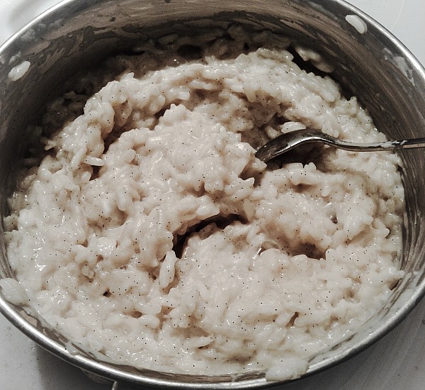 Ryż ugotowany na mleku