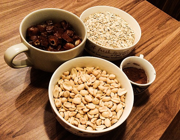 Składniki potrzebne do kremu i batoników