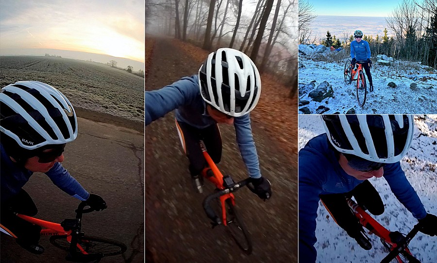 W drugim miesiącu po skręceniu spędzałam dużo czasu na rowerze przełajowym. Najpierw na szosie, a od 8 tygodnia zaczęło mnie ciągnąć w proste terenowe ścieżki.