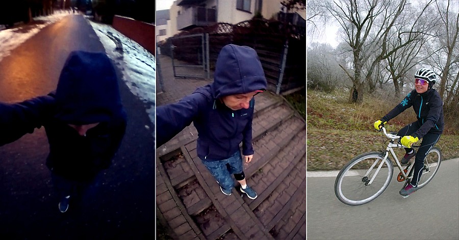 4 tydzień od skręcenia kolana. Poranny spacer tyłem z ćwiczeniem kolana i rower na platformach.