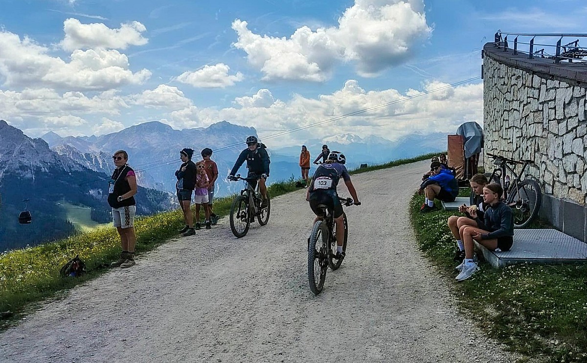 Kronplatz King Marathon 2026, tuż przed metą