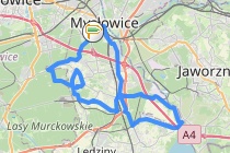 Improwizacja połączona z czerwonym szlakiem PTTK w Mysłowicach