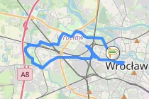 Z centrum Wrocławia na Gądów i z powrotem przez Rynek